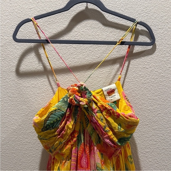 Farm Rio Macaw Bloom Tiered Dress - Picture 4 of 13